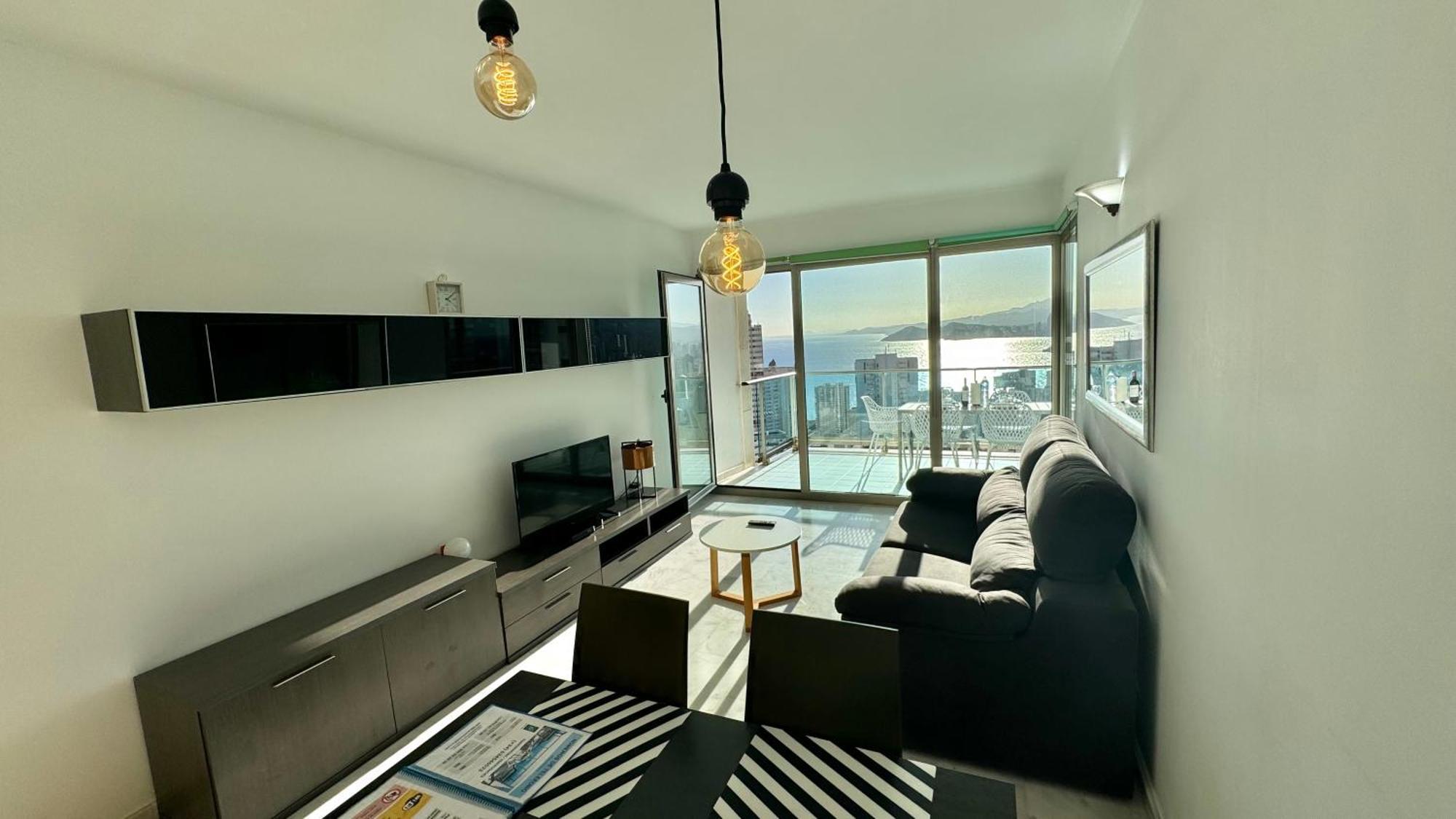 Highrise Apartment With Stunning Views From Private Balcony 85 Benidorm Dış mekan fotoğraf